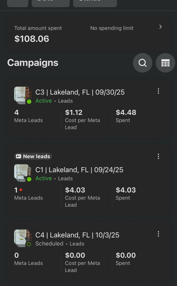 Meta Business Suite showing delayed Facebook lead notifications causing missed opportunities