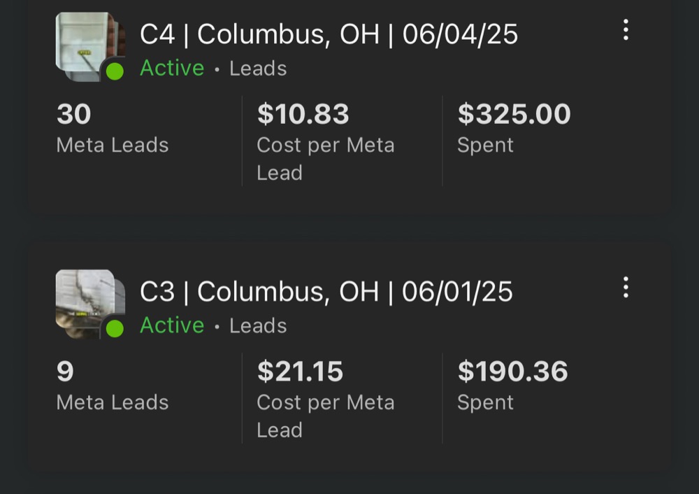 Facebook lead form field mapping interface showing automatic data transfer to CRM