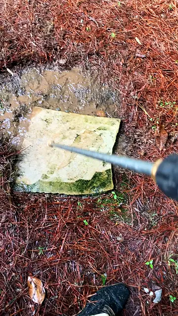 Phone clip of the same stone after washing